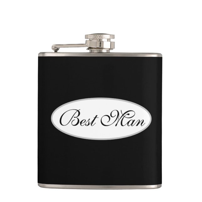 Trauzeuge Flask Flachmann (Vorderseite)