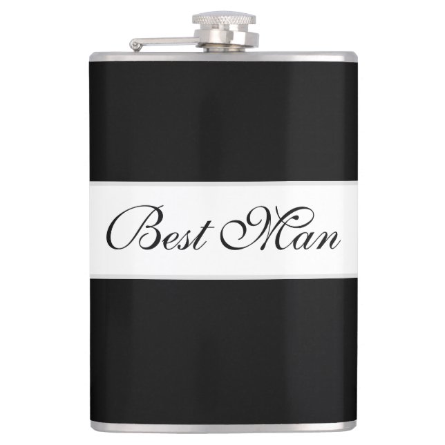 Trauzeuge Flask Flachmann (Vorderseite)