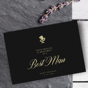 Trauzeuge Funny Wedding Minimalistischer Vorschlag