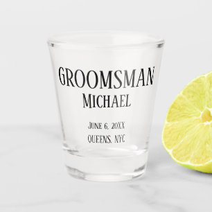 Trauzeuge Geschenk Personalisiert Schnapsglas