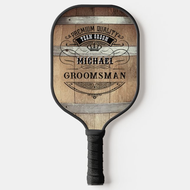 Trauzeuge Geschenke Pickleball Schläger (Vorderseite)