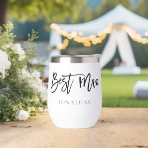 Trauzeuge-Geschenkname Schwarze Kalligrafie