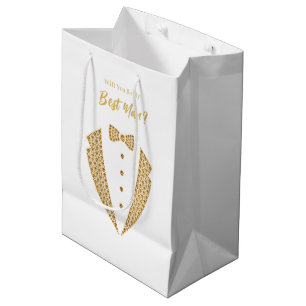 Trauzeuge Geschenktasche Hochzeit Mittlere Geschenktüte