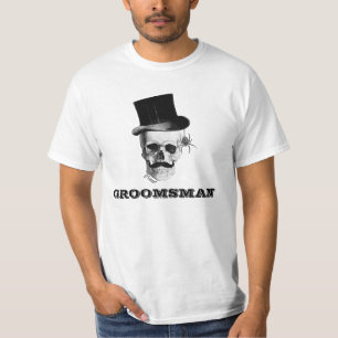 Trauzeuge gothisch Steampunkschädel T-Shirt