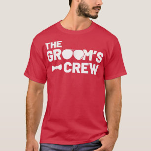 Trauzeuge Groom Squat Men Bachelor versorgt Party T-Shirt