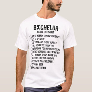 Trauzeuge Groom Squat Men Bachelor versorgt Party T-Shirt