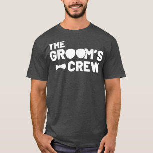 Trauzeuge Groom Squat Men Bachelor versorgt Party T-Shirt