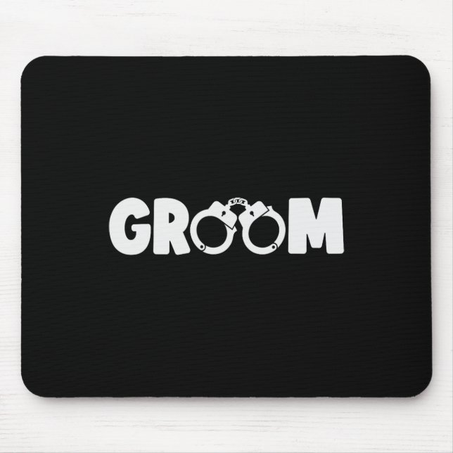 Trauzeuge Hocke Junggesellenabschied Hochzeitsprob Mousepad (Vorne)