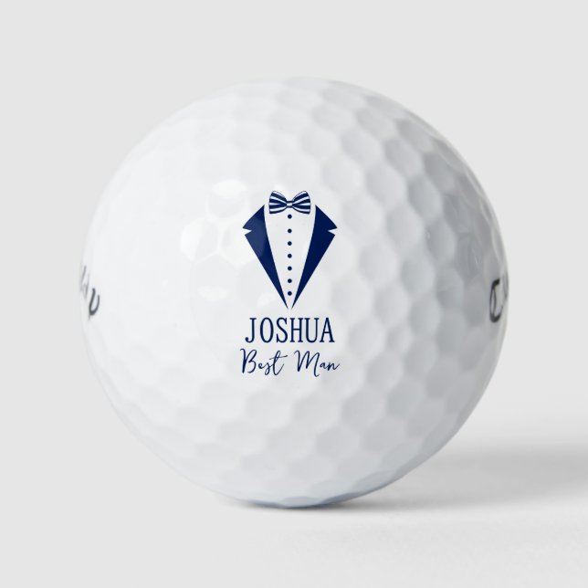 Trauzeuge im Smoking Golfball (Vorderseite)