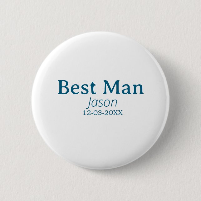 Trauzeuge Junggeselinnen-Abschied hinzufügen Namen Button (Vorderseite)