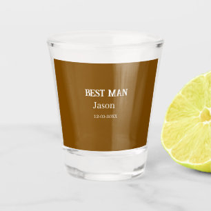 Trauzeuge Junggesellinnenabschied Name modern einf Schnapsglas