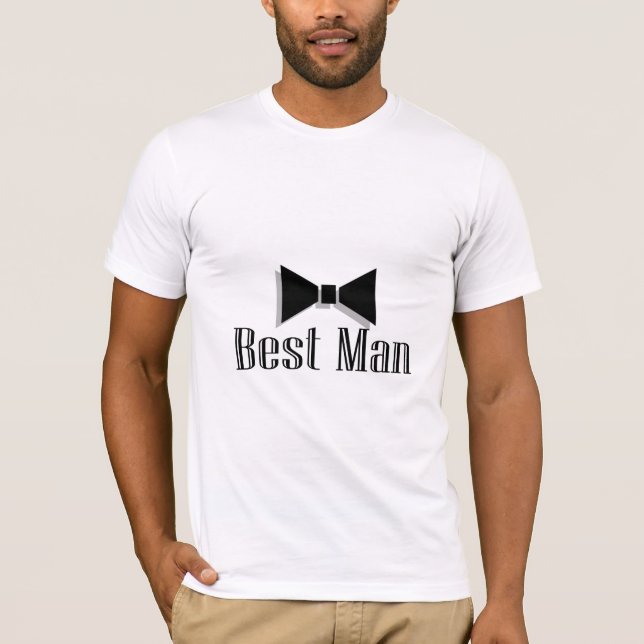 Trauzeuge (Krawatte 2: bow) T-Shirt (Vorderseite)