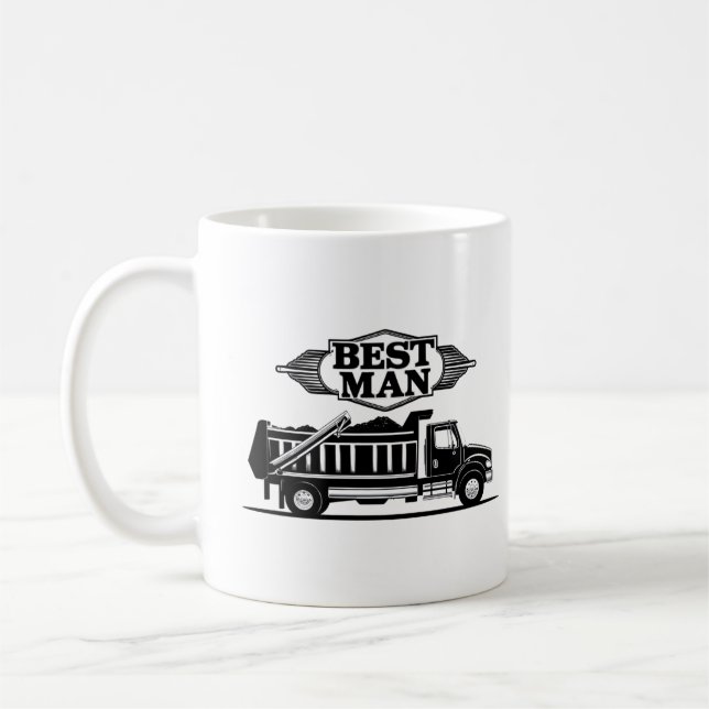 Trauzeuge-Lkw-Fahrer Kaffeetasse (Links)