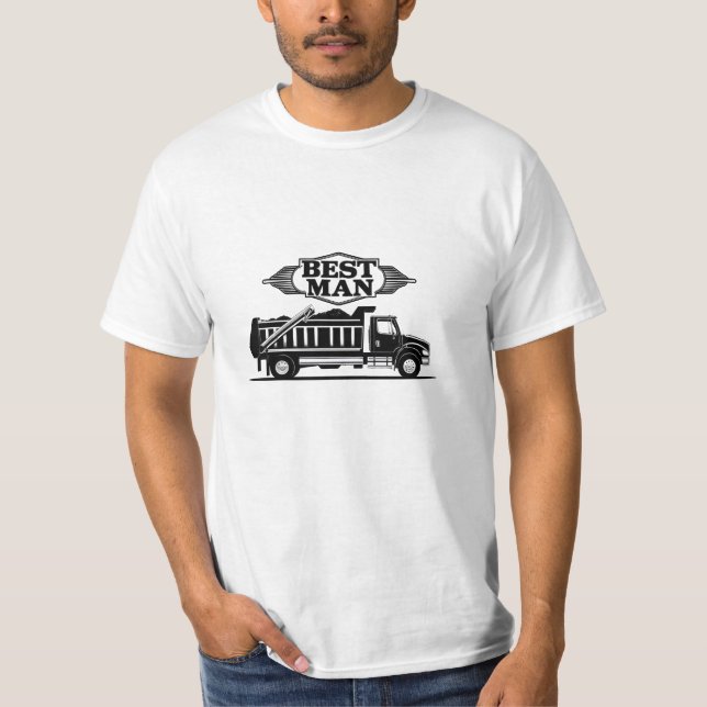 Trauzeuge-Lkw-Fahrer T-Shirt (Vorderseite)