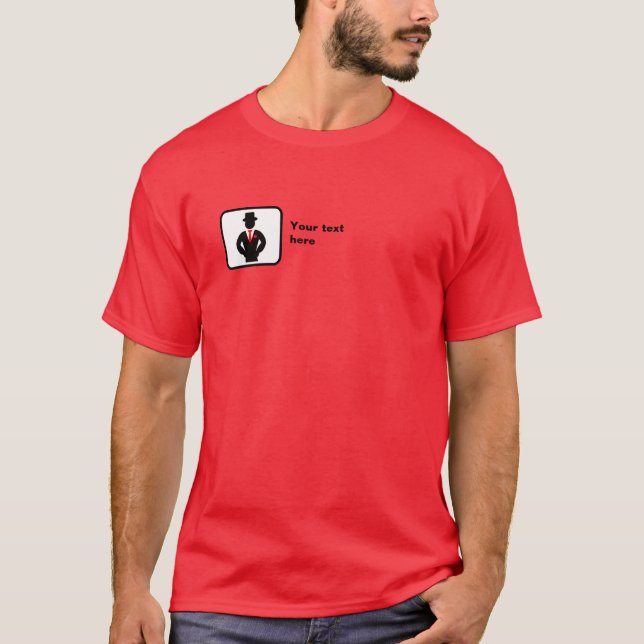 Trauzeuge-Logo — individuell anpassbar T-Shirt (Vorderseite)