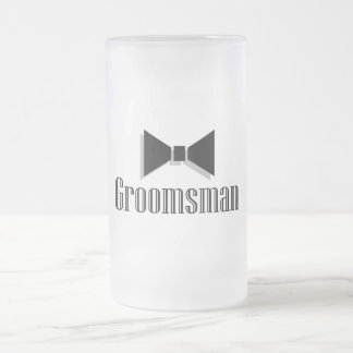 Trauzeuge Mattglas Bierglas