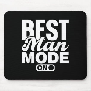 Trauzeuge-Modus auf dem Bachelor-Party des Bridge- Mousepad