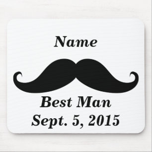 Trauzeuge Mustache Mousepad