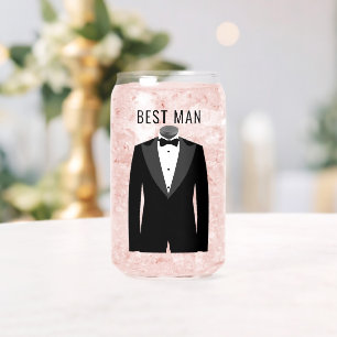 Trauzeuge Name Black Tuxedo Hochzeitdatum Dosenglas