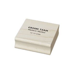 Trauzeuge Name Datum Junggesellenabschied Gummistempel
