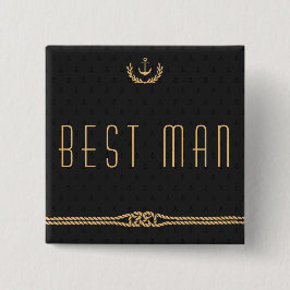 Trauzeuge Nautical Wedding Buttons