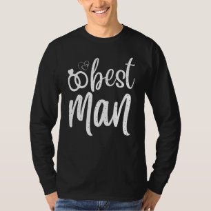 Trauzeuge Niedliche Verlobung Matching Newlyweds B T-Shirt