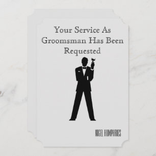 Trauzeuge oder Trauzeuge Einladung