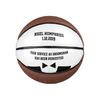Trauzeuge oder Trauzeuge Einladung Mini Basketball