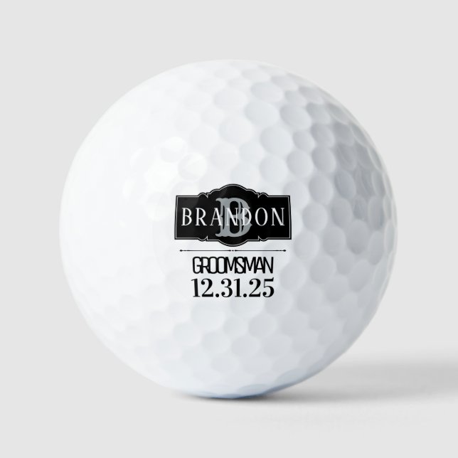 TRAUZEUGE PERSONALISIERT GOLF BALLS GOLFBALL (Vorderseite)