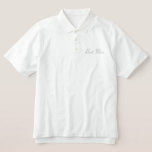 Trauzeuge Polo Shirt<br><div class="desc">Trauzeuge Polo Shirt in Rot mit Weiß bestickter Text. Passen Sie dieses Shirt an oder kaufen Sie,  wie es ist.</div>