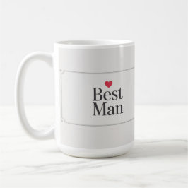 Trauzeuge Red Heart Classic Tasse