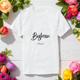 Trauzeuge Schwarz-weiß Hochzeiten Trauzeugen T-Shirt