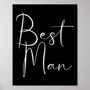 Trauzeuge Shirt Bride Idea Junggeselinnen-Abschied Poster