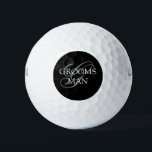 Trauzeuge Swagbag Golfball<br><div class="desc">Machen Sie Ihre eigenen mit Monogramm Golfbälle. Personalisieren Sie dieses Design mit Ihrem eigenen Text. Sie können dieses Design weiter anpassen,  indem Sie den Link "Weitere Anpassung" auswählen,  falls gewünscht.</div>