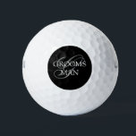 Trauzeuge Swagbag Golfball<br><div class="desc">Machen Sie Ihre eigenen mit Monogramm Golfbälle. Personalisieren Sie dieses Design mit Ihrem eigenen Text. Sie können dieses Design weiter anpassen,  indem Sie den Link "Weitere Anpassung" auswählen,  falls gewünscht.</div>