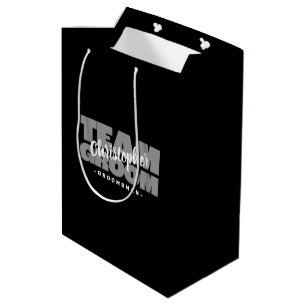 Trauzeuge Team Groom Wedding Individuelle Name Bla Mittlere Geschenktüte