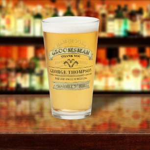 Trauzeuge Vintage Klassisch Einfaches Glas