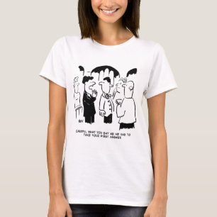 Trauzeuge Warning to Bridegroom. Funny vicar T-Shirt
