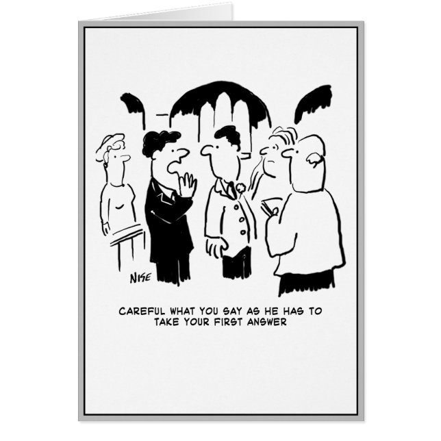 Trauzeuge-Warnung vor Bräutigam (Vorne)