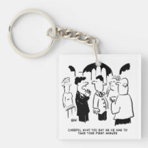 Trauzeuge-Warnung vor Bräutigam