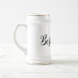 Trauzeuge Wedding Bachelor-Party-Schwarz-Krawatte Bierglas