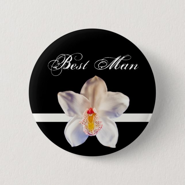 Trauzeuge Wedding ID Abzeichen Button (Vorderseite)