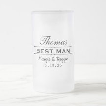 TRAUZEUGE WEDDING PARTY MATTIERTE TASSE (16 oz)