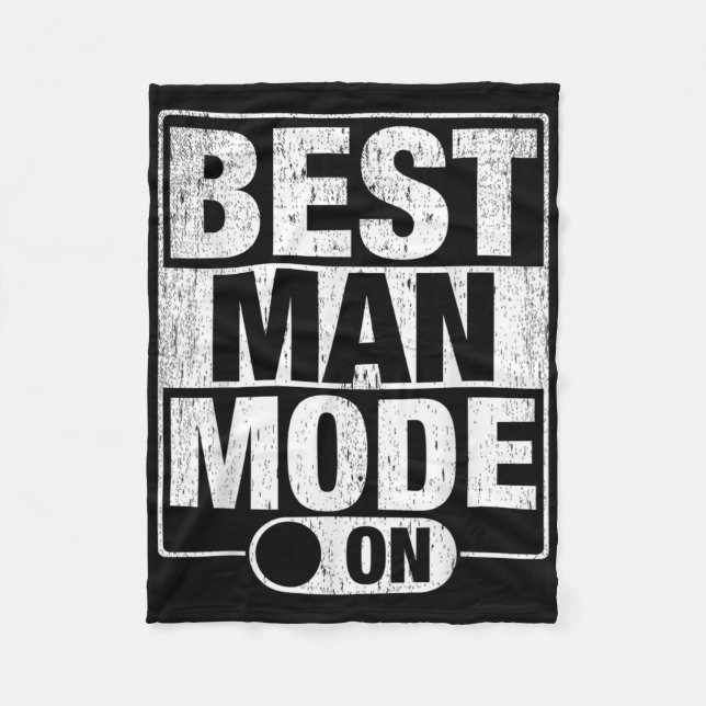 Trauzeuge Wedding Trauzeugen Funny Bridal Bachelor Fleecedecke (Vorderseite)