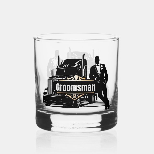 Trauzeuge Whiskyglas (Vorderseite)