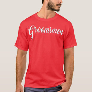 Trauzeuge White Wedding Bride Groom Bachelor Teil T-Shirt