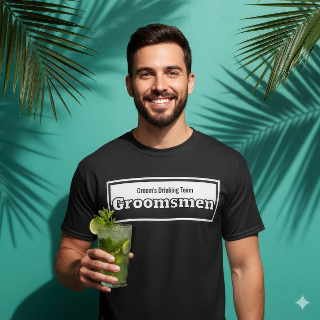 Trauzeugen Bräut T-Shirt (Funny Best Man Groom's Drinking Team Wedding T-Shirt)