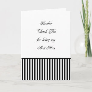Trauzeugen-Dankeskarte Bruder Dankeskarte