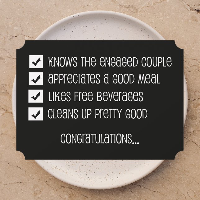 Trauzeugen Funny Checklist Einladung (Von Creator hochgeladen)