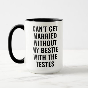 Trauzeugen Geschenk für den Mann, Brautparty  Tasse